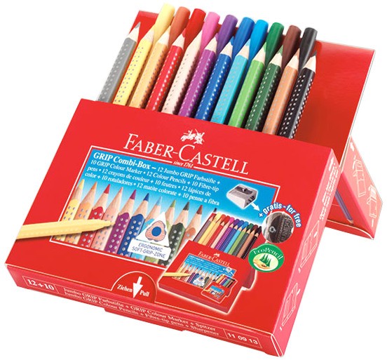     Faber-Castell Jumbo Grip - 12  , 10    - 