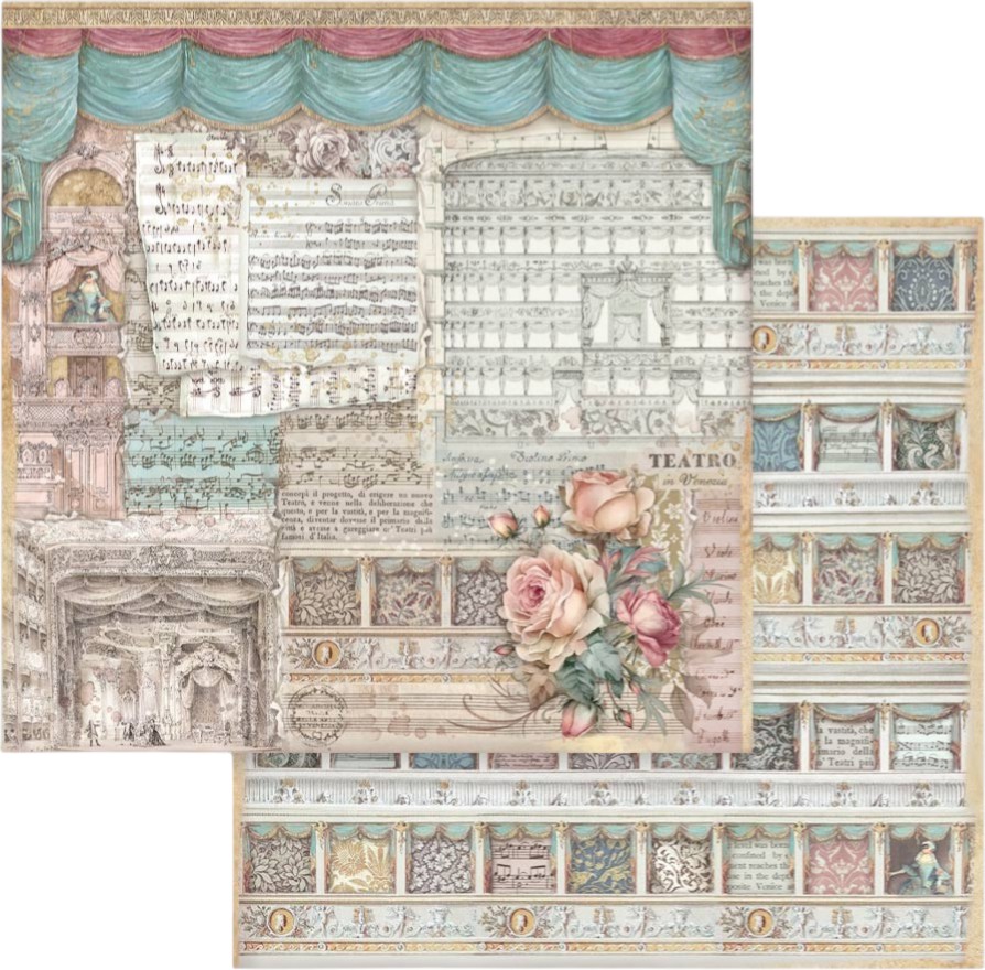   Stamperia -  - 30.5 x 30.5 cm   Venice - 