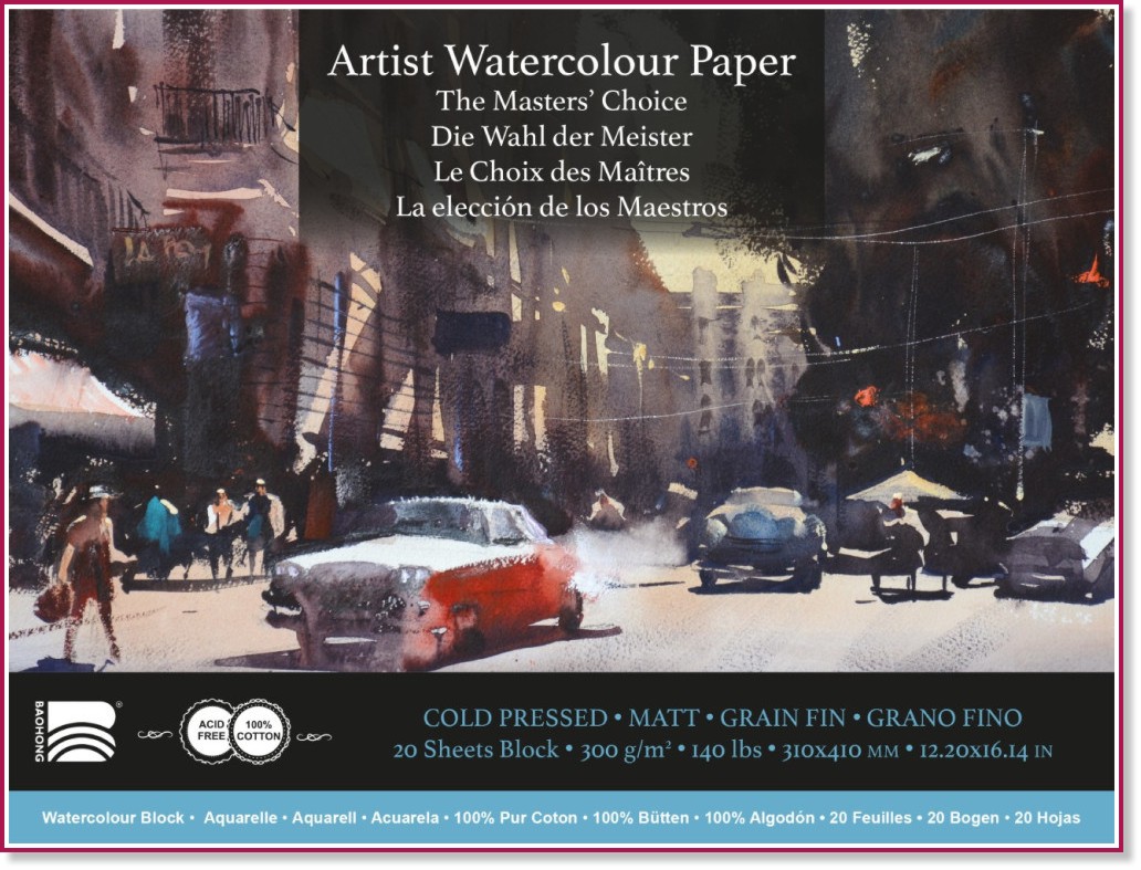    Baohong Alvaro Castagnet - 20 , 31 x 41 cm, 300 g/m<sup>2</sup>   Masters choice - 