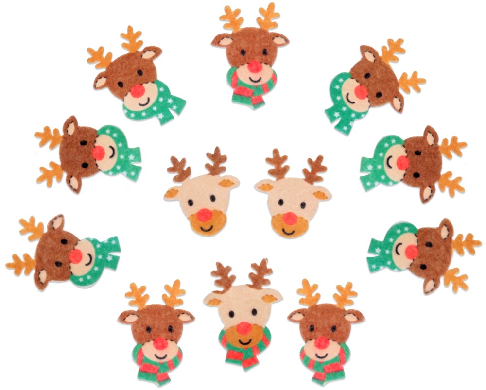 Филцови стикери Еленчета Baker Ross store.bg