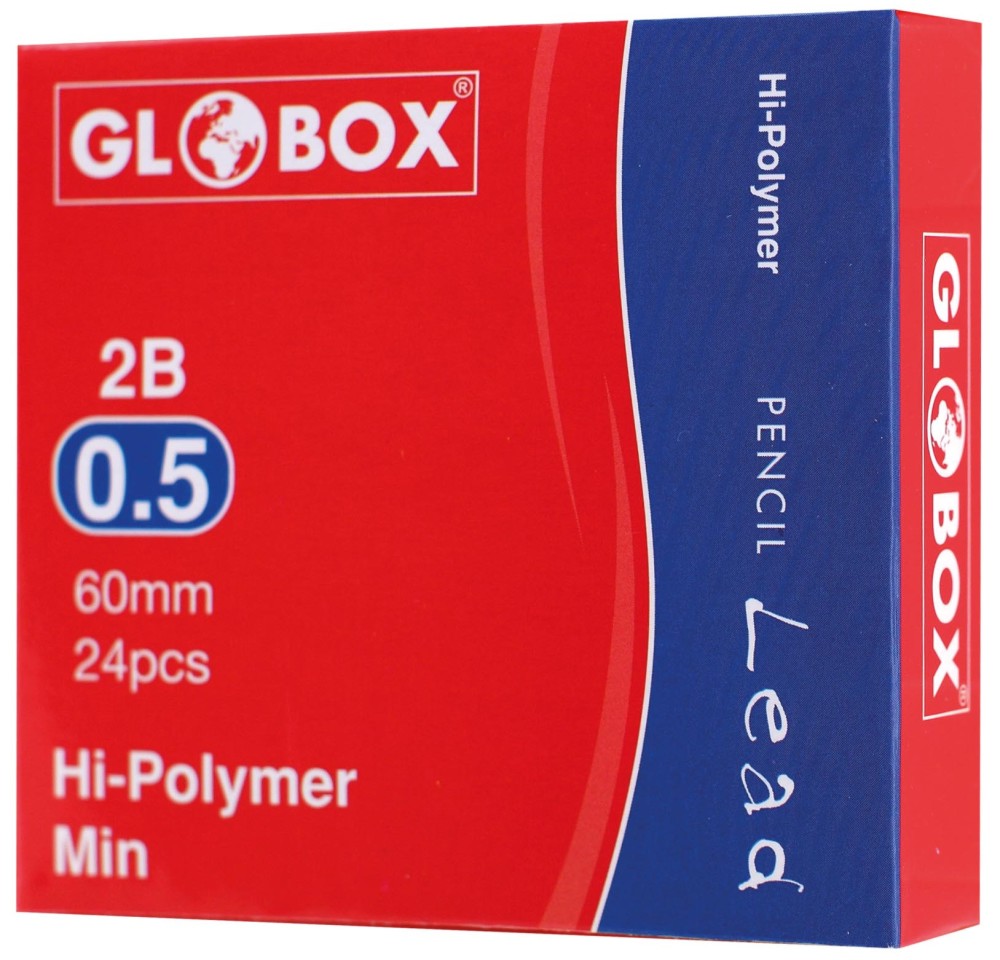 Мини графити за автоматичен молив 0.5 mm Globox - 24 броя - 