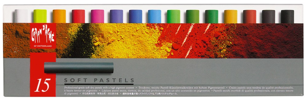 Сухи пастели Caran d'Ache Сухи пастели Caran d'Ache - 15, 30 или 60 цвята от серията Artist -
