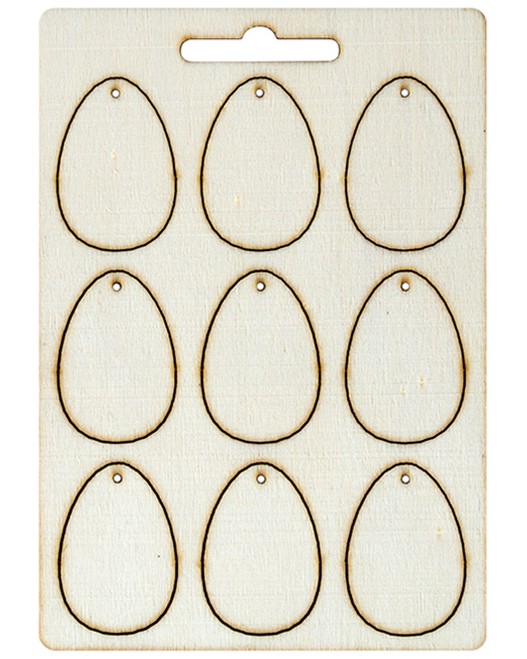 ���� � ����� �� �������� ���������� - 9 ���� � ������� 2 x 4 cm - 