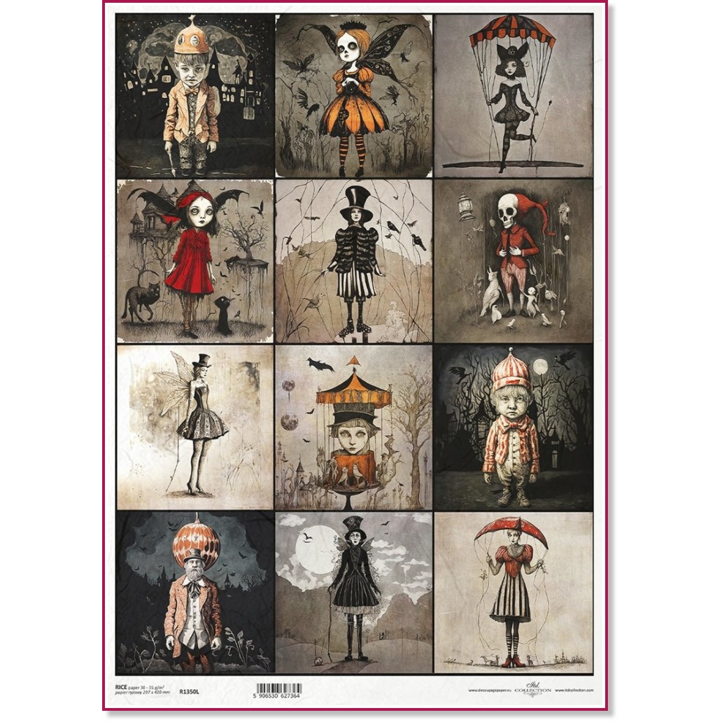 Декупажна хартия ITD Collection - Мистерия Декупажна хартия ITD Collection - Мистерия - A3 -