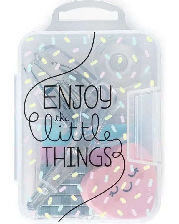 Ученически комплект Legami Enjoy Little Things Ученически комплект Legami Enjoy Little Things - 6 части -