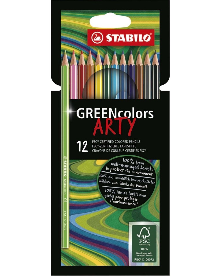   Stabilo GREENcolors - 12  24    Arty - 