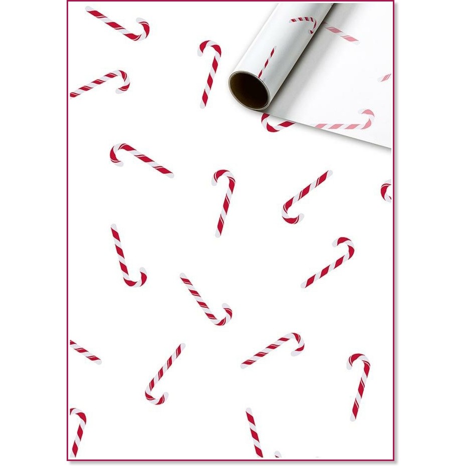Тишу хартия Stewo Candy Cane - Коледни бастунчета Тишу хартия Stewo Candy Cane - Коледни бастунчета - 50 x 500 cm -