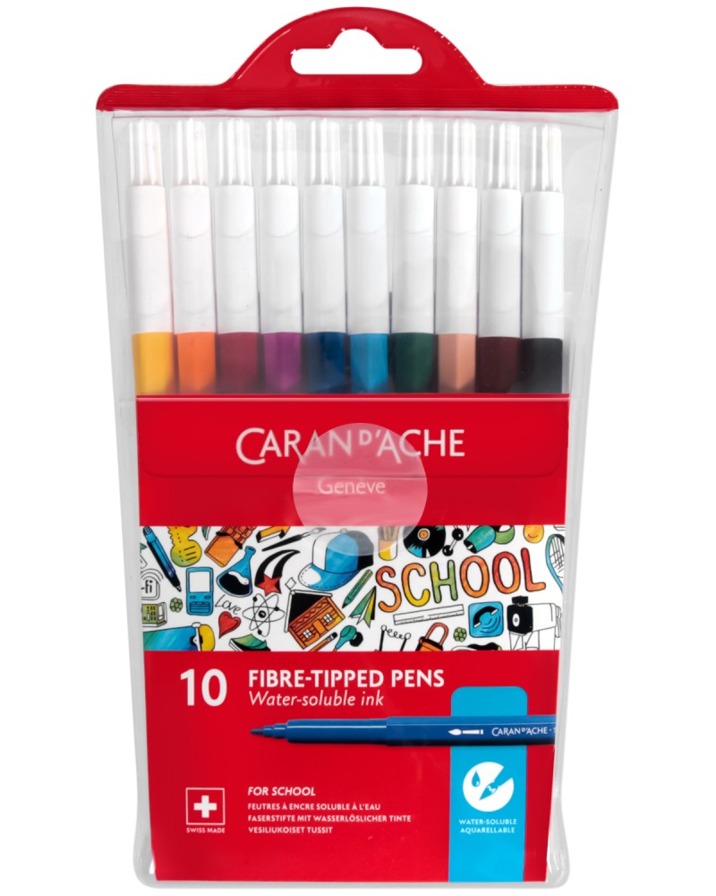  Caran d'Ache - 10    School - 