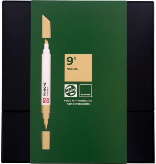 Двувърхи маркери Royal Talens Nature Двувърхи маркери Royal Talens Nature - 9 цвята от серията Pantone -