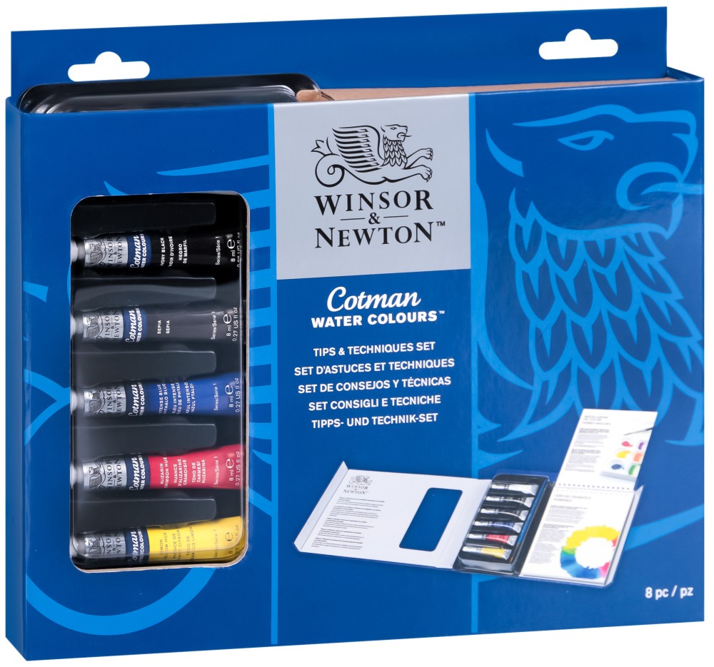   Winsor & Newton Tips and Techniques Set -       Cotman - 