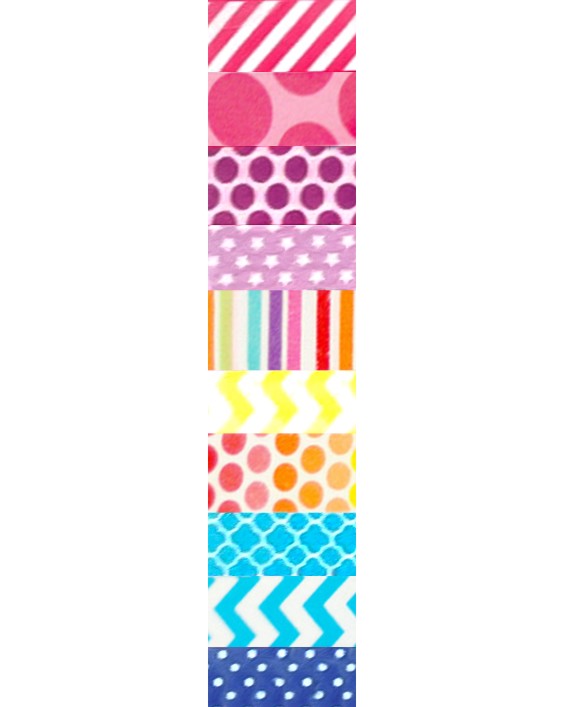 Тиксо за декорация Sense Washi tape Тиксо за декорация Sense Washi tape - 10 броя -