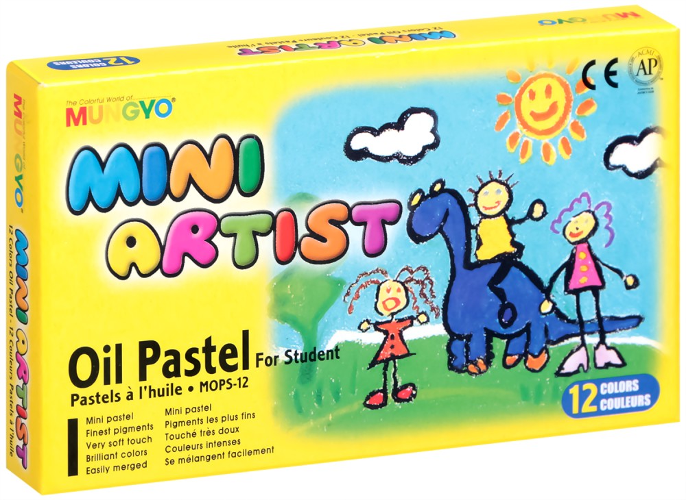 Маслени пастели Mungyo Mini Artist Маслени пастели Mungyo Mini Artist - 12, 16 или 25 цвята -