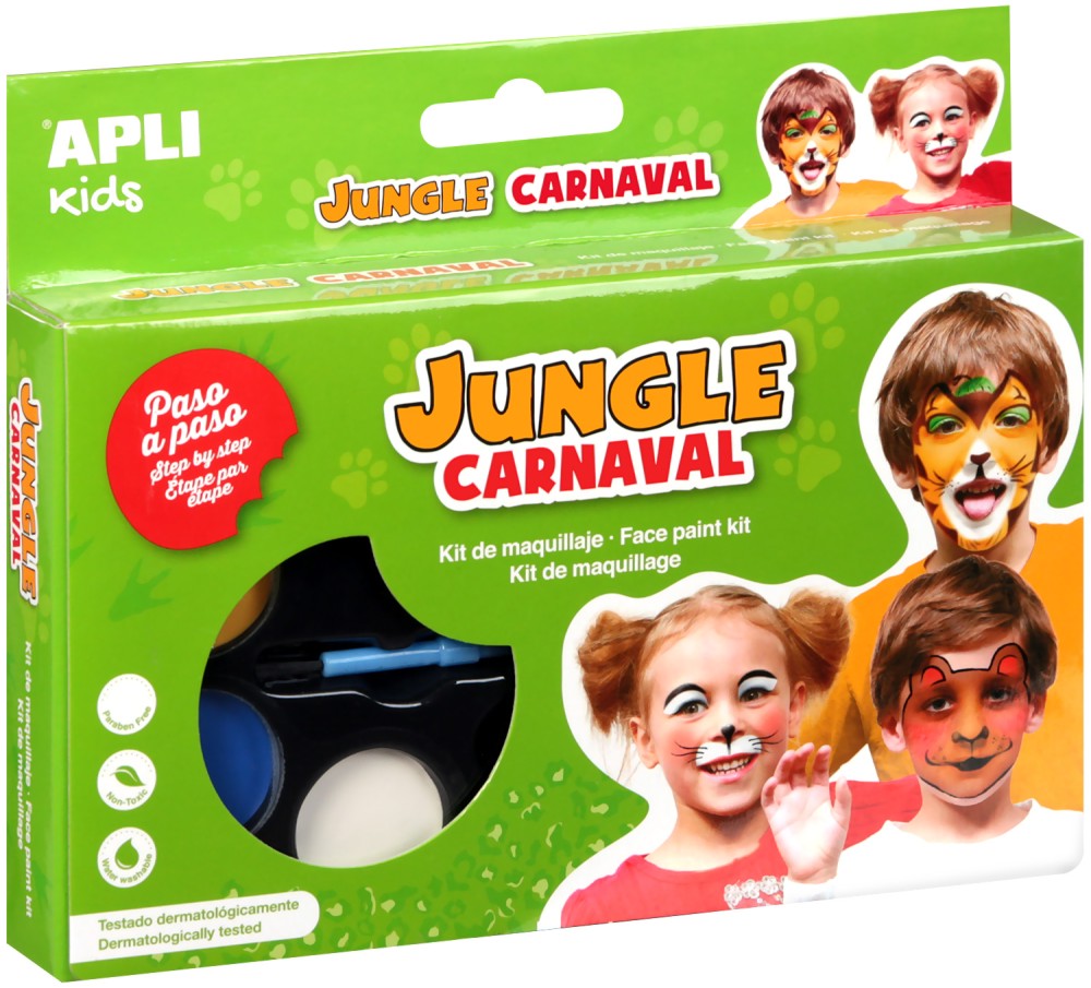    Apli Kids Jungle carnaval - 8  x 12 ml,    - 