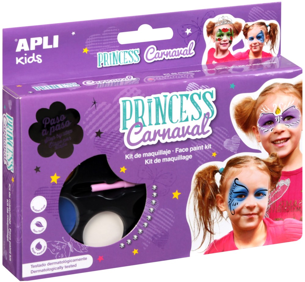    Apli Kids Princess carnaval - 8  x 12 ml,    - 