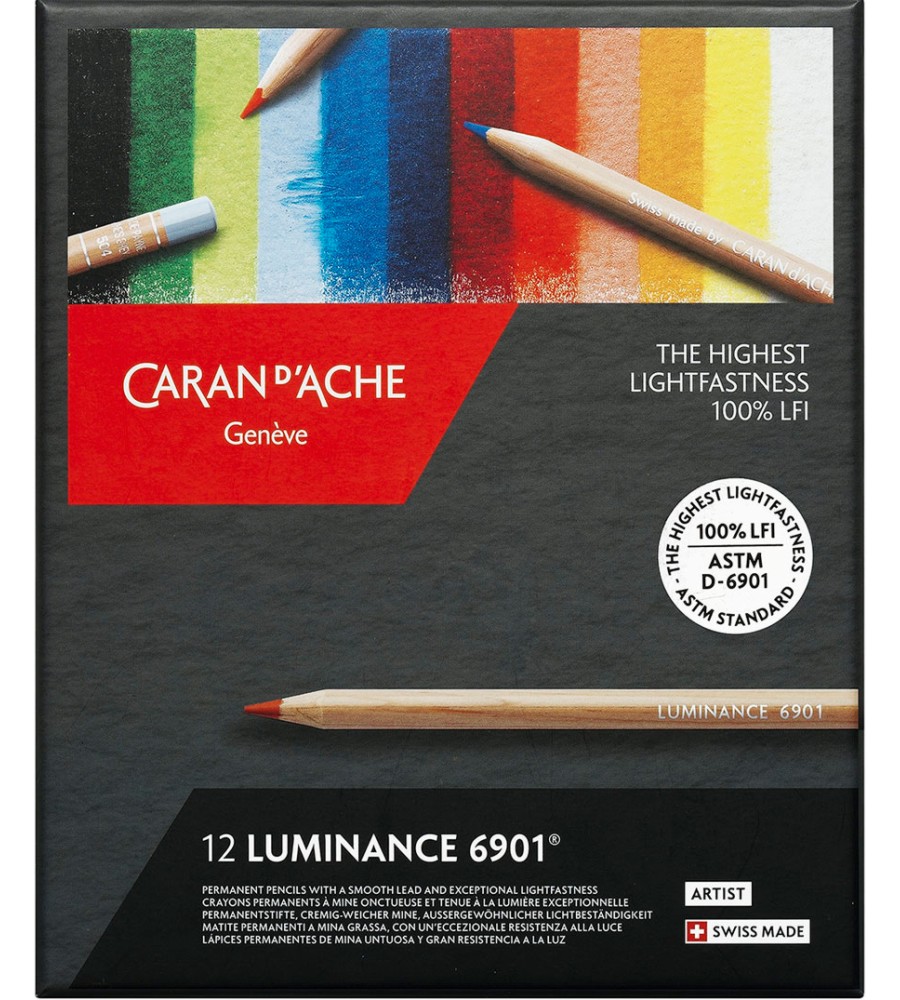   Caran d'Ache - 12, 20, 40, 76  100    Luminance 6901 - 