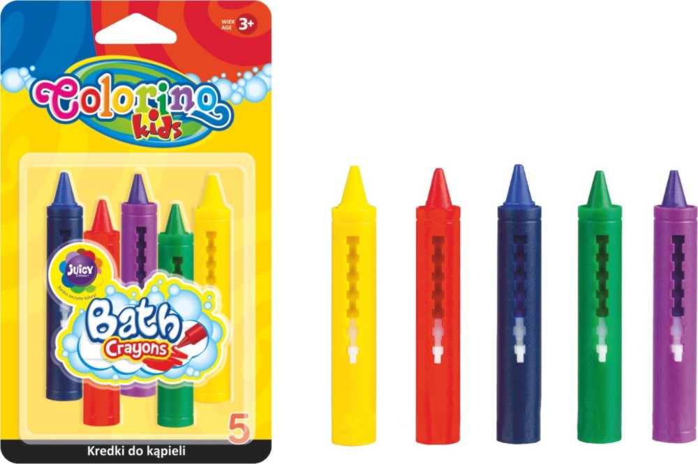 Пастели за баня Colorino Kids Пастели за баня Colorino Kids - 5 цвята -
