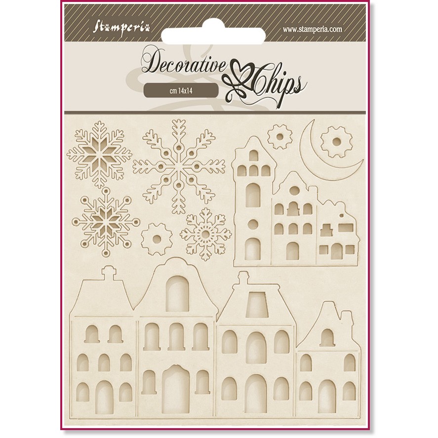 ������� �� ����� ������ Stamperia - ����� ���� - 14 x 14 cm �� ���������� Gear up for Christmas - 