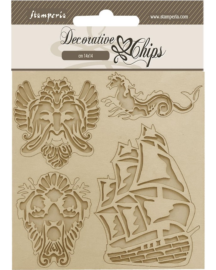 ������� �� ����� ������ Stamperia - ����� - 14 x 14 cm �� ���������� Songs Of The Sea - 