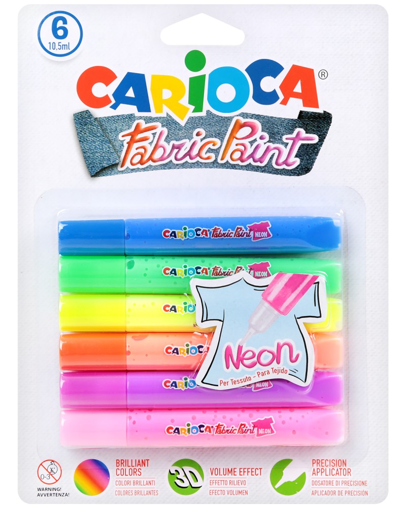      3D  Carioca -   6  x 10.5 ml - 