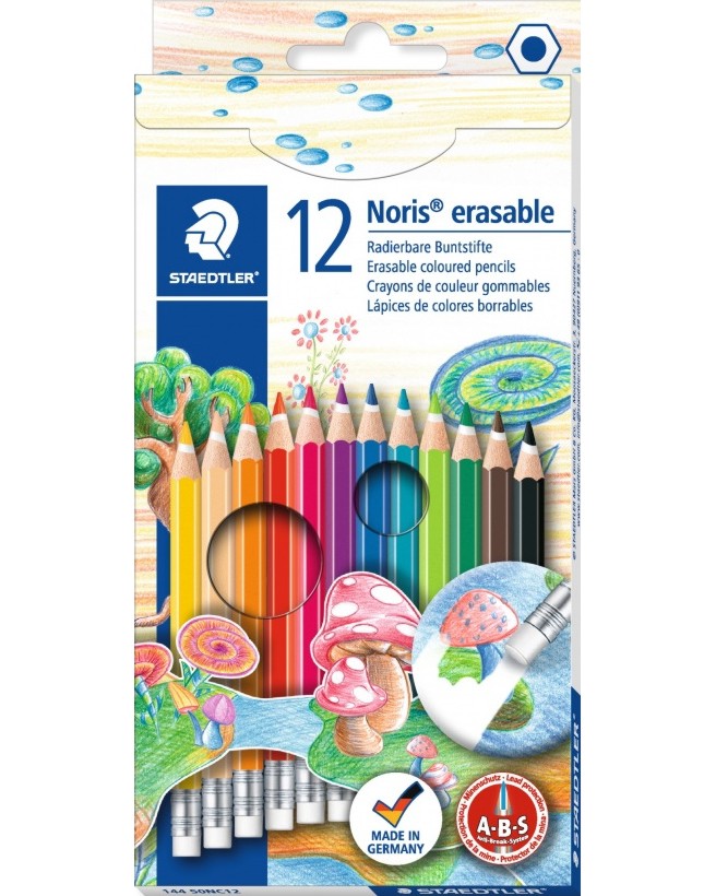   Staedtler Noris erasable 144 - 12  24    - 