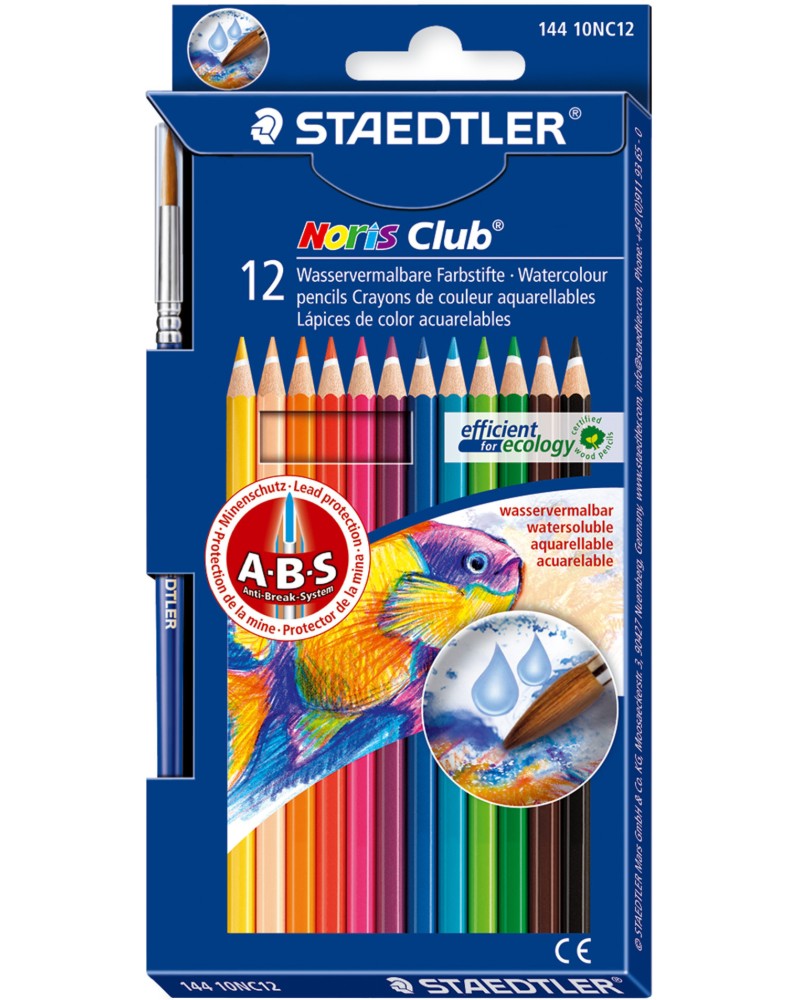 ������ ������ Staedtler Aquarell - 12 ��� 24 ����� � ����� - 