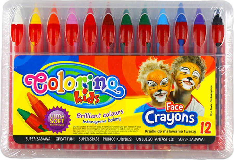 Пастели за лице Colorino Kids - 6 или 12 цвята - 