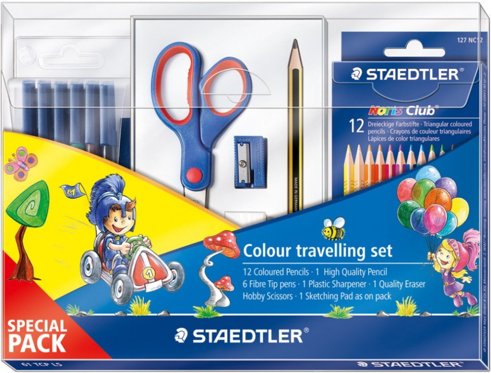    Staedtler Colour travelling set - 12  , 6 , , ,  ,    - 