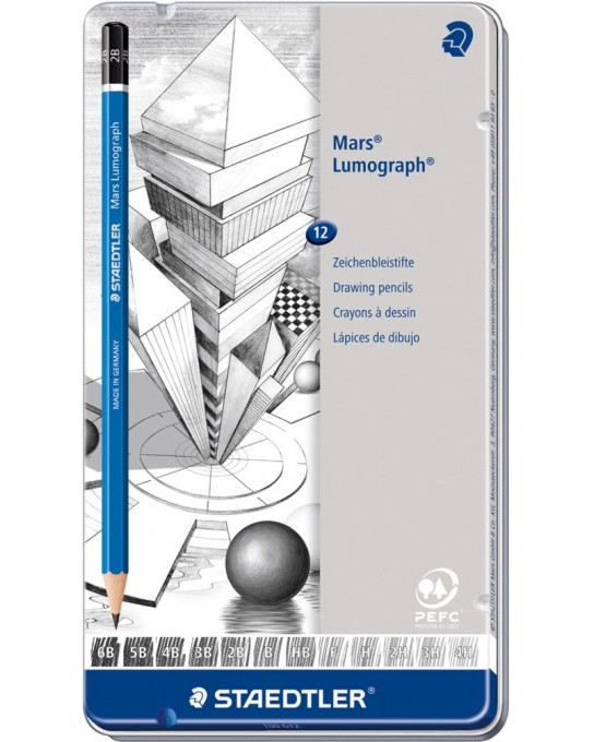   Staedtler Mars Lumograph - 12     - 