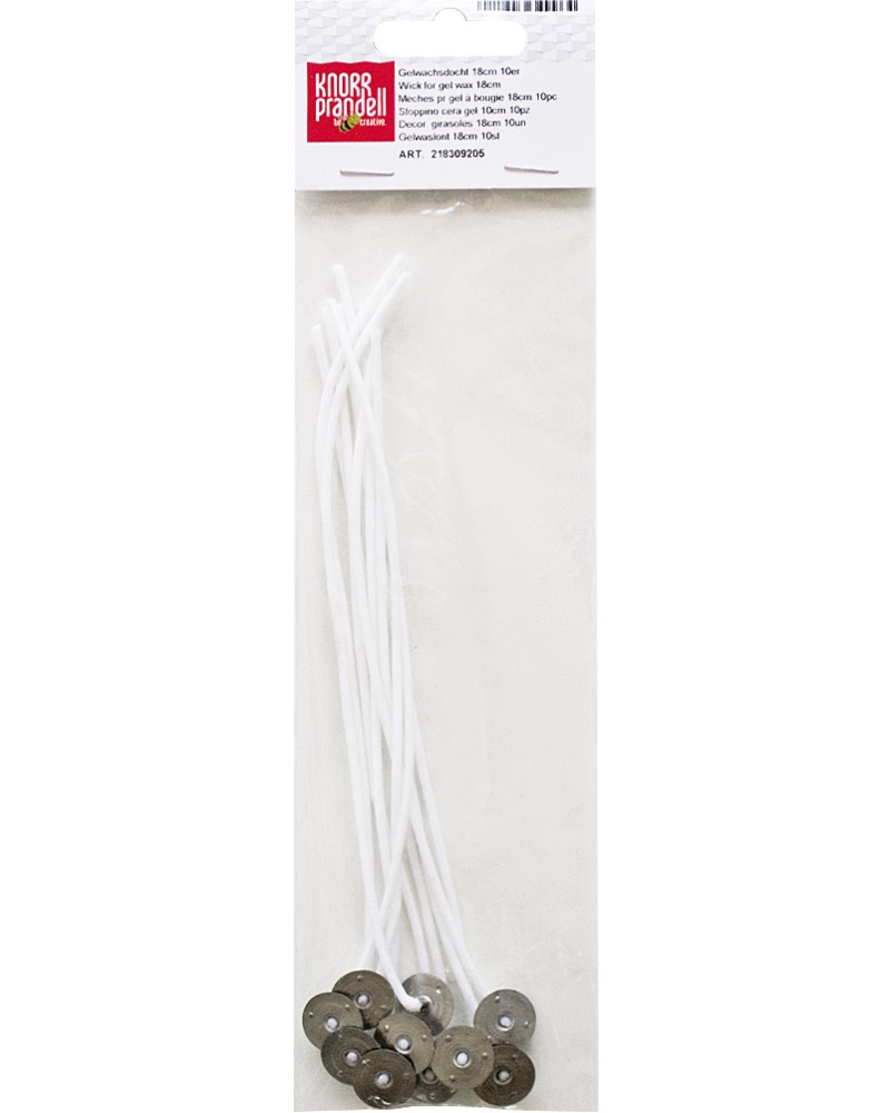 Фитили за свещи KPC Фитили за свещи KPC - 10 броя x 18 cm -