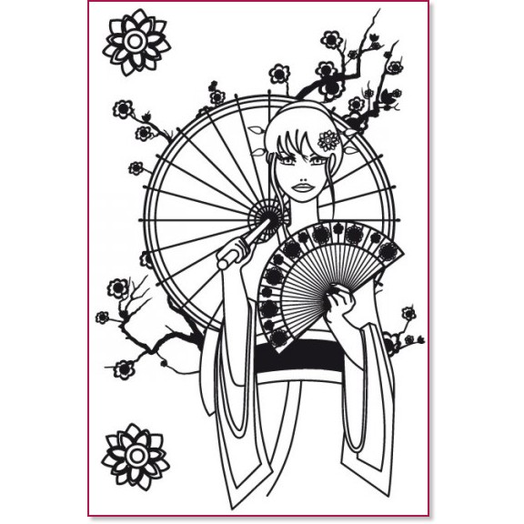 Трансферна декорация за текстил Ki-Sign - Манга Трансферна декорация за текстил Ki-Sign - Манга - А4 от серията Hot Fix -