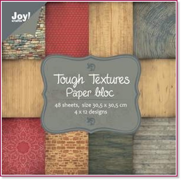    Joy Crafts - Tough Textures - 48 , 30.5 x 30.5 cm - 