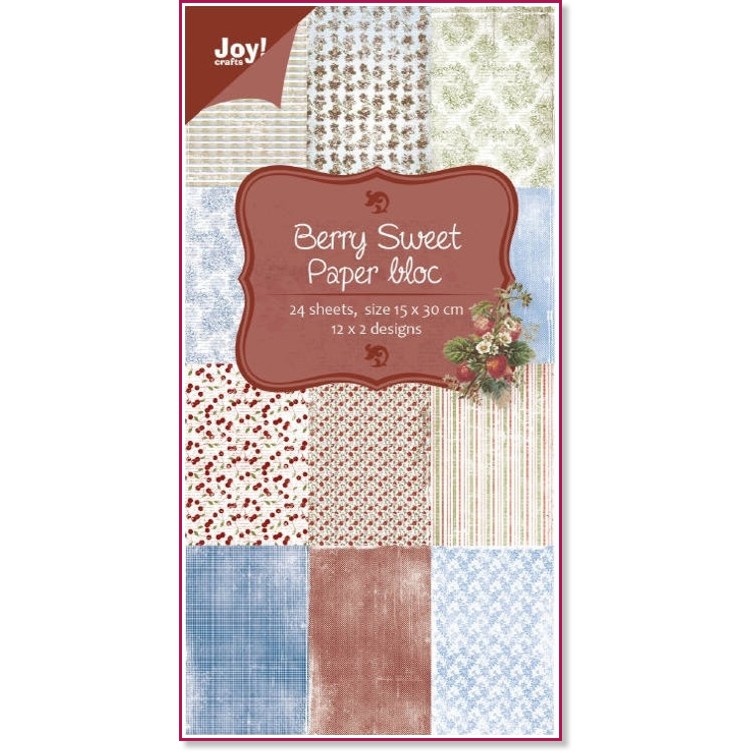    Joy Crafts - Berry sweet - 24 , 15 x 30 cm - 