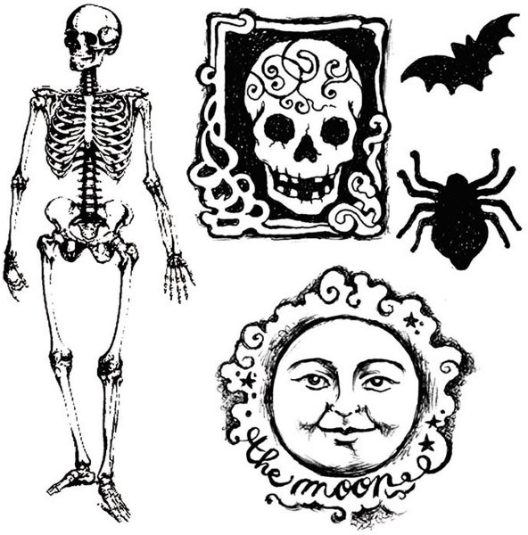 ���������� ������ Stamperia - Halloween - 10 x 10 cm - �����