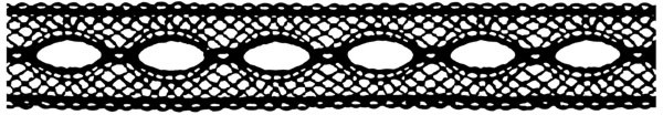 Гумен печат Stamperia - Дантелен фриз Гумен печат Stamperia - Дантелен фриз - 4 x 18 cm - печат