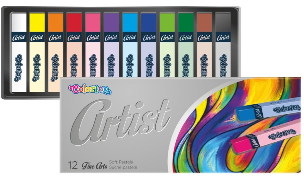 Сухи пастели Colorino Kids Сухи пастели Colorino Kids - 12 или 24 цвята от серията Artist -