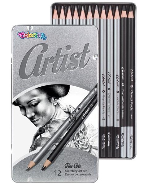 Графитни моливи Colorino Kids - 12 броя от серията Artist - 