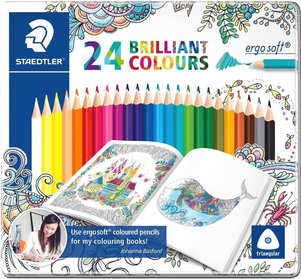 ������ ������ Staedtler Ergo Soft - 24 ��� 36 ����� �� ������� #MyCreativeEscape - 