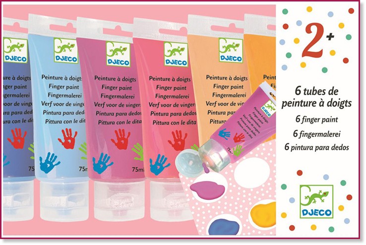 ��� �� �������� � ������ Djeco - 6 ����� x 75 ml � ������� - 