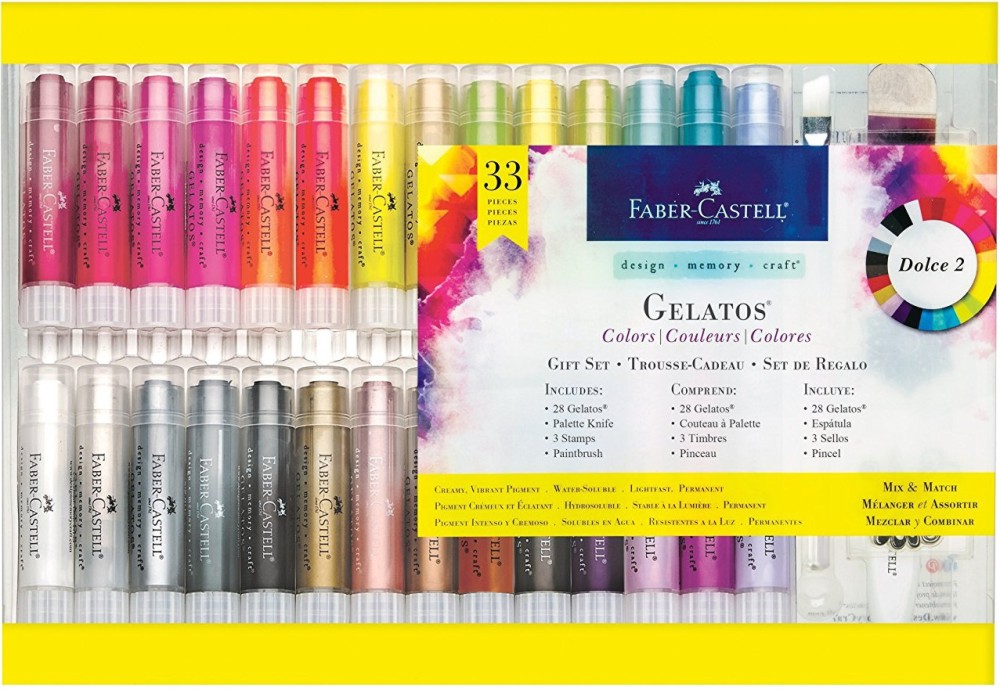 ��������� ������� Faber-Castell Mix & Match Dolce 2 - 28 �����, 3 ������, ����� � ������ �� ������� Gelatos - 