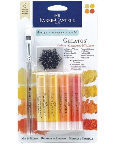 ��������� ������� Faber-Castell Mix & Match - 4 ����� � ����� � ����� �� ������� Gelatos - 