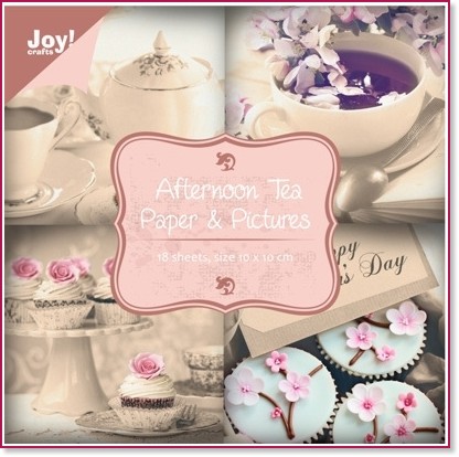    Joy Crafts - Afternoon tea - 10 x 10 cm, 18  - 