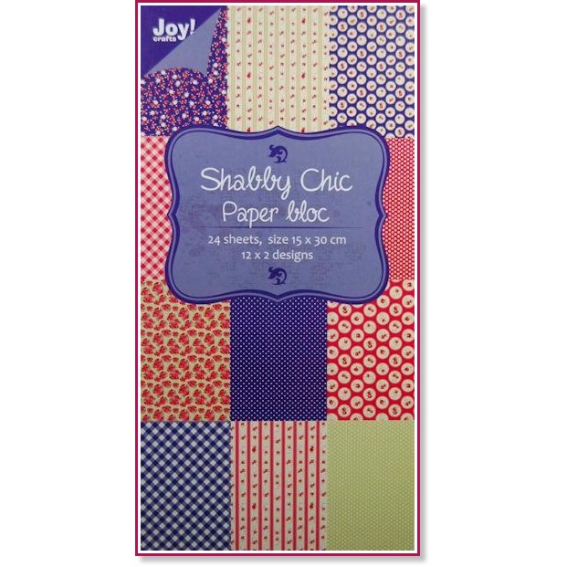    Joy Crafts - Shabby Chic - 15 x 30 cm, 24  - 