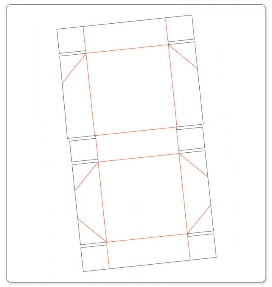 ������� �� ������ �� ��������� Sizzix - ��������� ����� - 30.5 / 32.4 / 1.6 cm - 
