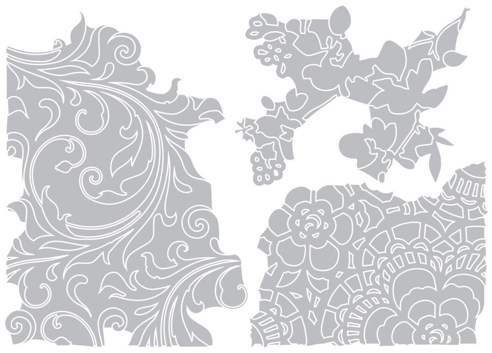      Sizzix -   - 3   6.4  11.7 cm - 