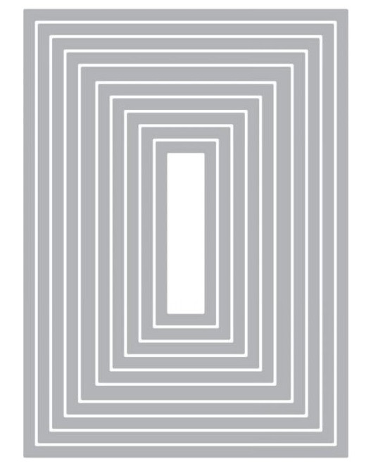 ����� �� ������ �� ��������� Sizzix - ������������� - 10 ���� �� 1.3 �� 14.7 cm - 