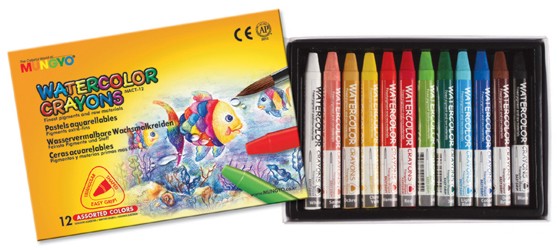   Mungyo Watercolor Crayons - 12  24  - 