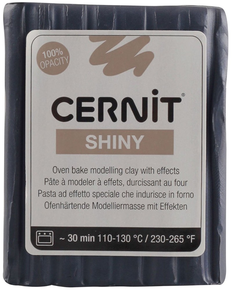 Полимерна глина с гланцов ефект Cernit Shiny Полимерна глина с гланцов ефект Cernit Shiny - 56 g -