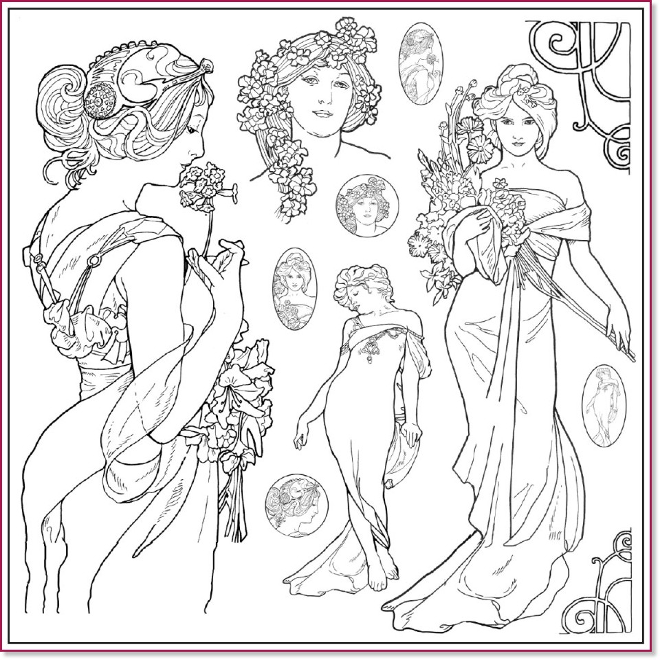 ��������� ������ Stamperia - �������� �� ������ ���� - 50 x 50 cm - 
