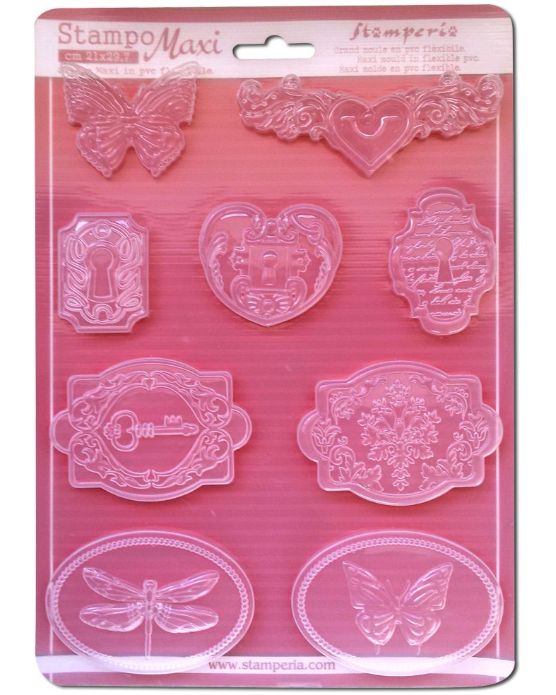 3D ����� Stamperia - �������� � �������� - 21 x 29.7 cm - 