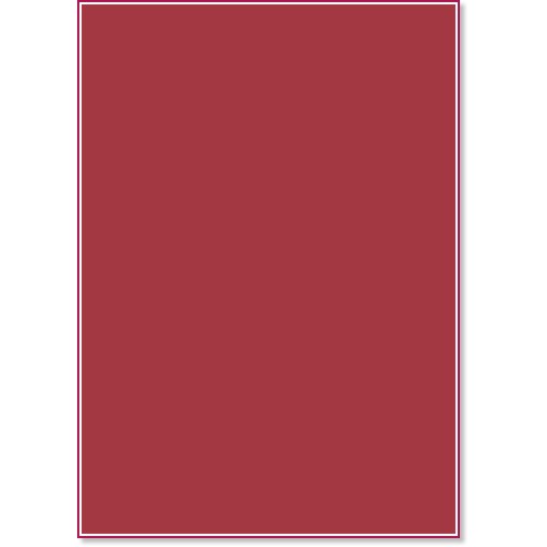Тишу Heyda - Червен - 5 листа с размери 50 x 70 cm - 